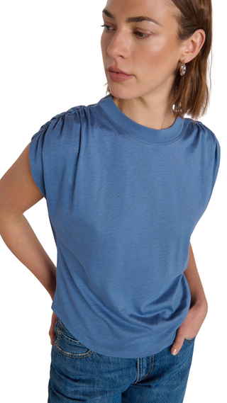Frankie Muscle Tee, Bella Blue
