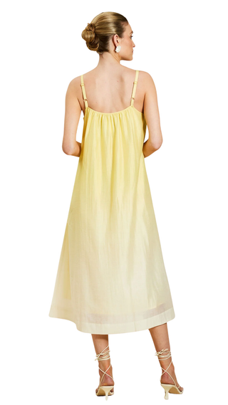 Solenn Midi Dress - Vanilla Sunrise