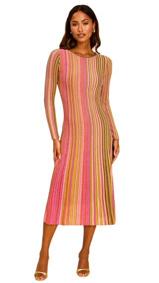 James Knit Midi Dress , Sparkling Borealis