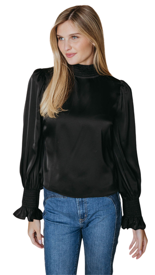 Heather Top, Black