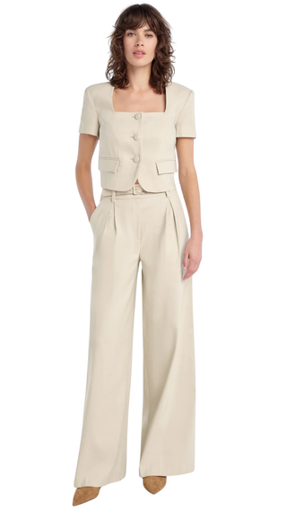The Miranda Linen Pant - Light Khaki