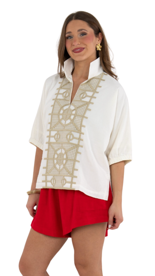 Poppy Top - Trellis