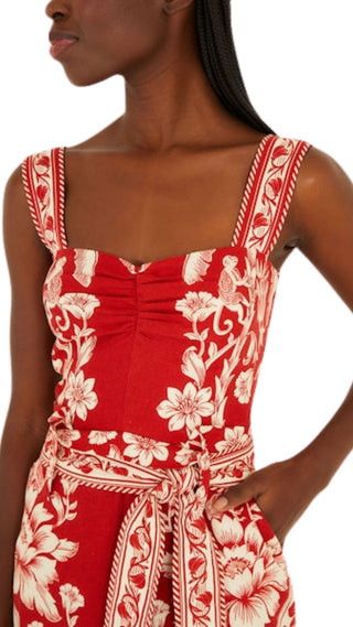 Guanacaste Red Gathering Romper