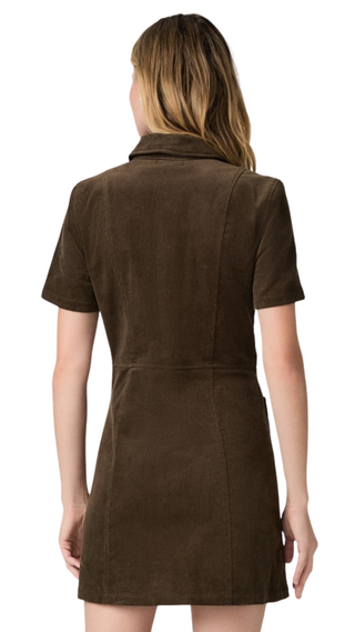 Clementine Dress With Seams, Fern
