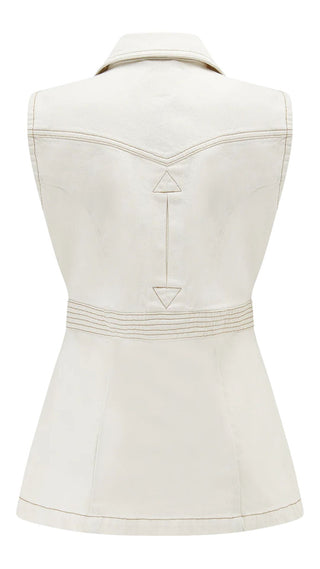Ani Vest - Ecru
