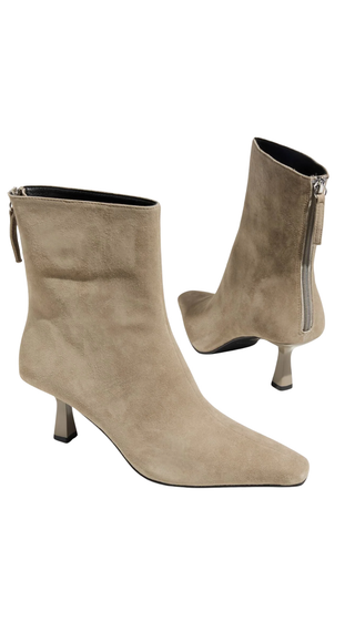 Hudson Boot- Taupe Suede