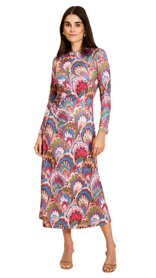 Gabriella Midi Dress, Twilight Marble