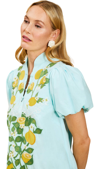 Elliana Mini Dress - Sorrento Citrus