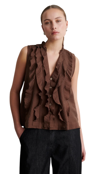 Rayna Frill Top, Carafe
