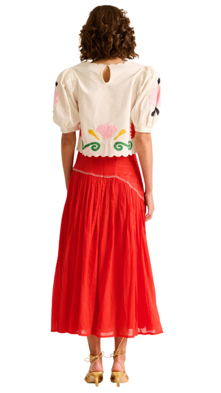 Ines Skirt - Red