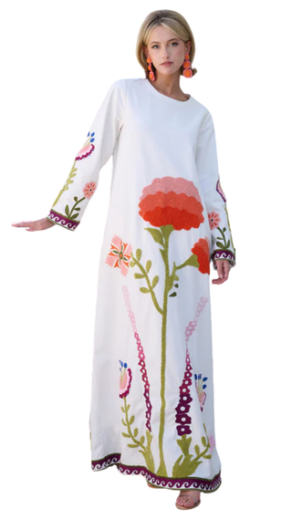 Kaftan - Floral Embroidered