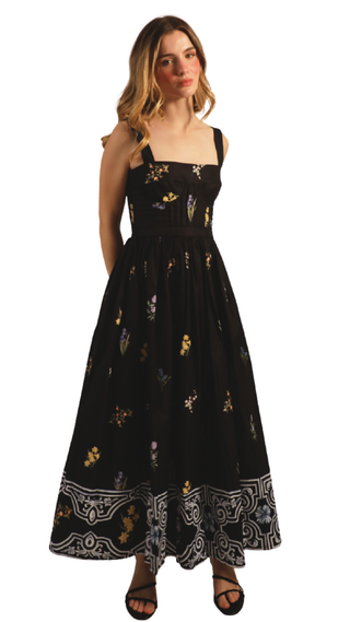 Ariana - Garden Multi Black