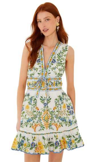 Emily Floral Tapestry Dress