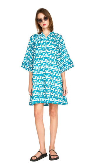 Faro Dress - Azure Popova Blu