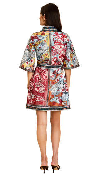 Aracati Mini Dress, Venetian Patchwork