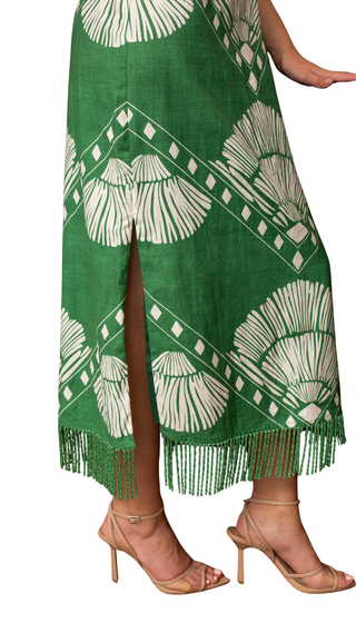 Shannon Midi, Jade Raffia