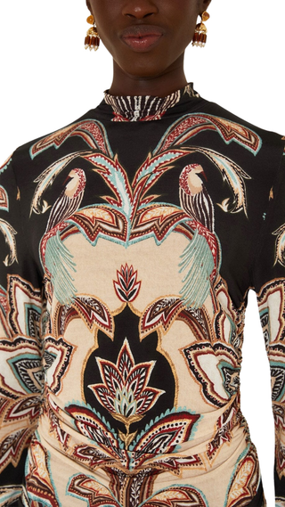 Tapestry Dream Beige Jersey Blouse, Tapestry Dream Beige