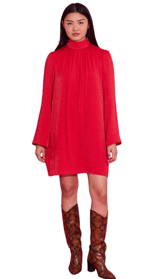 Emery Dress - Lipstick