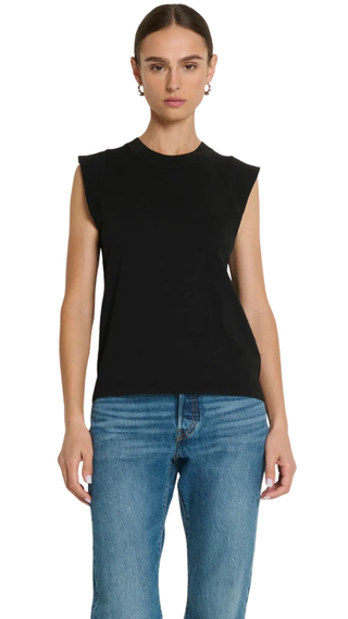 Patti Muscle Tank, Jet Black