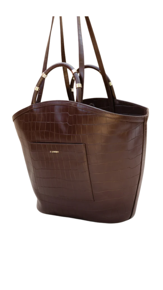 Tote - Espresso Croc