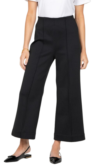 Cropped Piper - Black, Blackstretch Knit