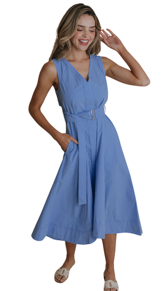 Market Dress - French Blue