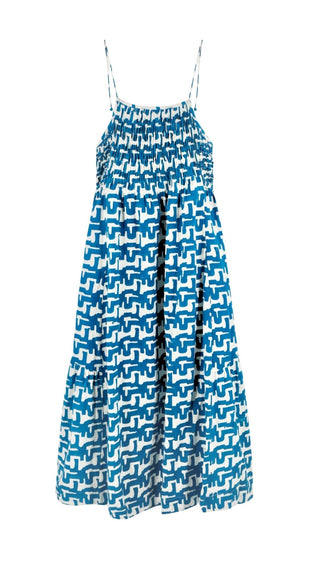 Janeiro Dress - Azure Popova Blu