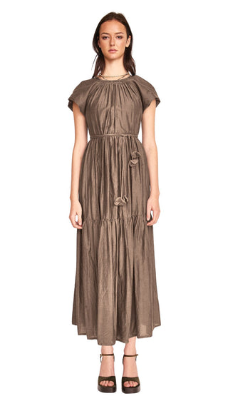 Vienna Maxi Dress - Walnut