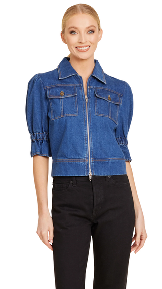 Double Zip Jacket - Denim