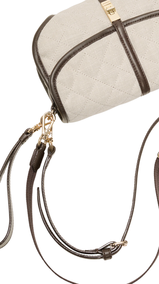 Small Astor Convertible Clutch - Sandy Linen