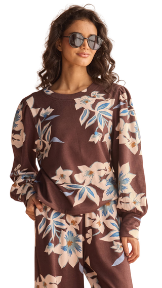 Lydia Sweatshirt, Ava Ganache