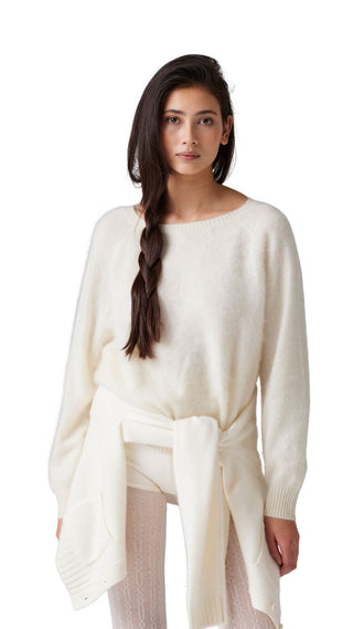 Brushed Ana Boat Neck - Jasmin