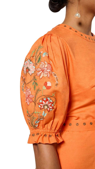 Pintada Dress - Orange