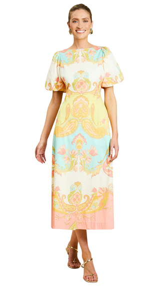 Pippa Midi Dress - Venetian Paisley