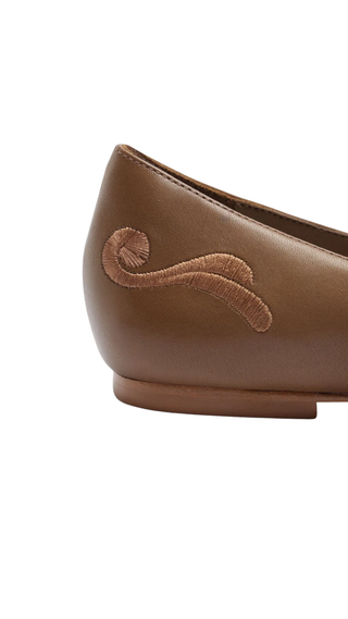 Rechillieu Flat Ballerina, Sand
