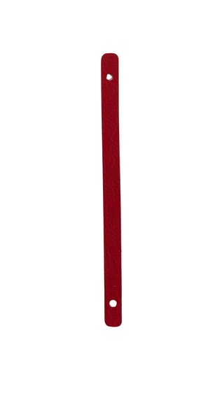 Narrow Leather - Cardinal