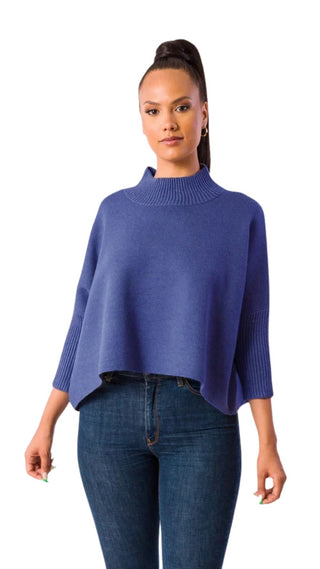 Aja Sweater - Blue Melange