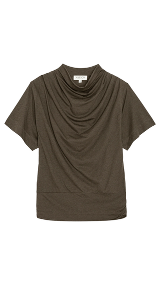 Daryl Cowlneck Tee - Espresso