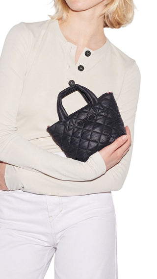 Micro Metro Tote Deluxe - Black