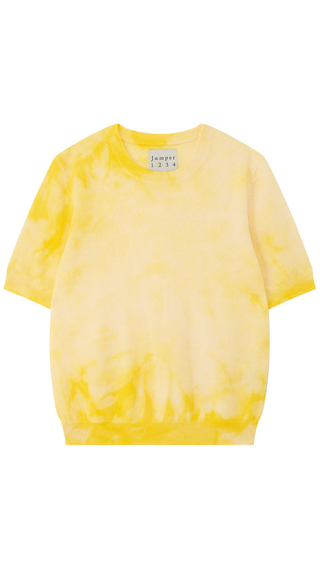 Batik Tee - Pale Yellow Primrose