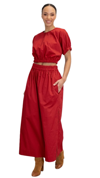 Capri Skirt - Red