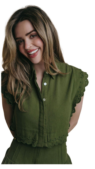 Summer Top - Olive