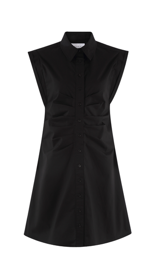 The Zaria Dress, Black Cotton