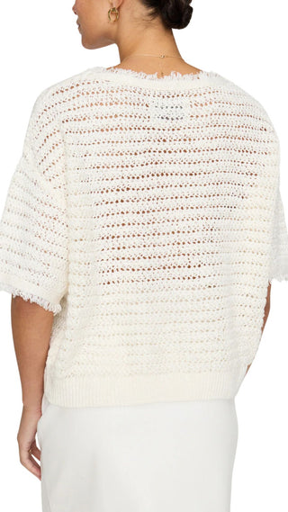 Simi Fringe Pullover - Natural