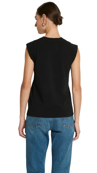 Patti Muscle Tank, Jet Black