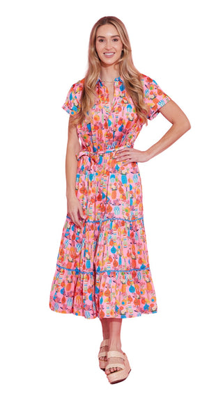 Rachel Dress - Pink Chantilly