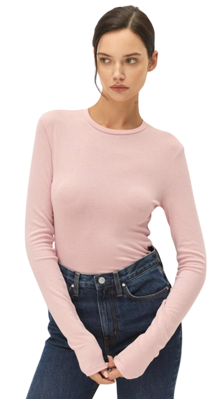 Lou Long Sleeve Tee - Pink