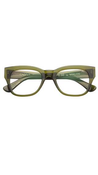 Miklos Reading Glasses- Heritage Green