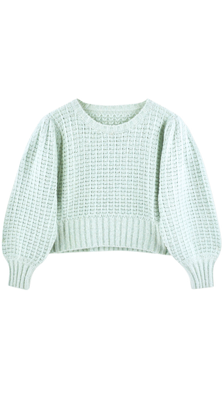 Valmorel Knit Pullover, Cloud