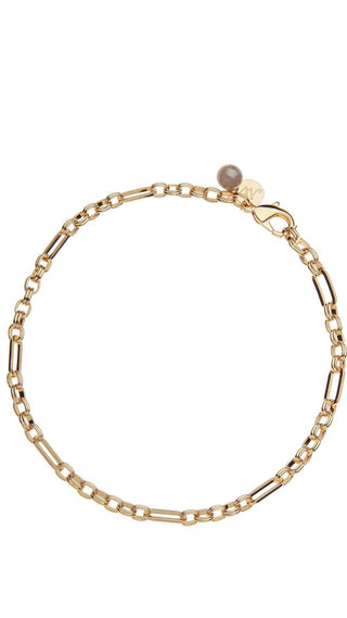 Across All TIme Chain Necklace with Labradorite Bead